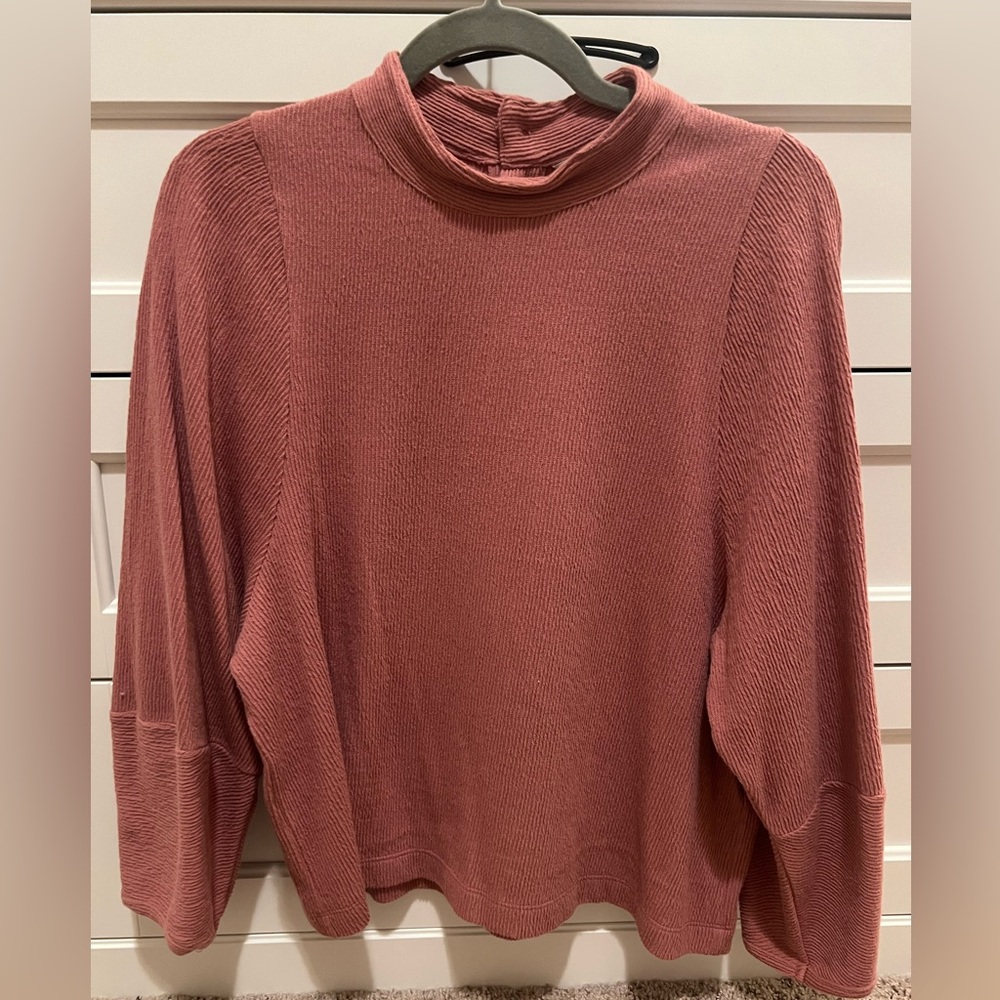 Madewell Texture and Thread Long sleeve top